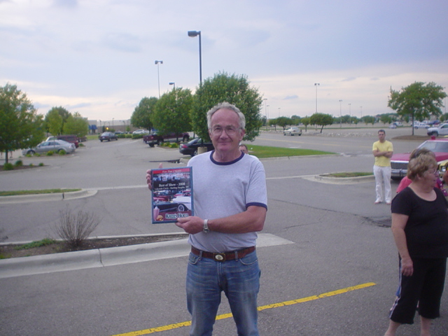 Jack holds his prize.